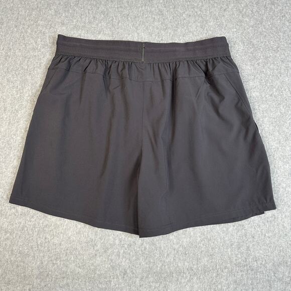 Tec-One Shorts Womens XL Dark Gray Elastic Waist Drawstring Athleisure Athletic - Picture 3 of 6